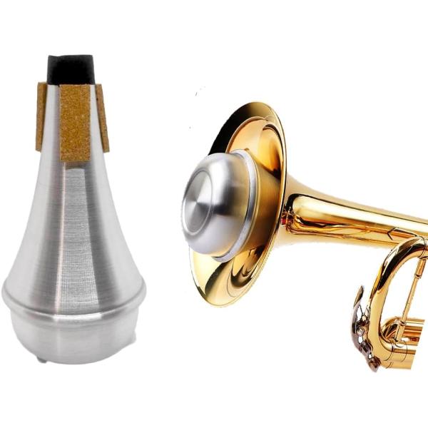 【どこでも練習できる】 トランペット ミュート 練習用 消音器 コルク 静音 【coco plaza...