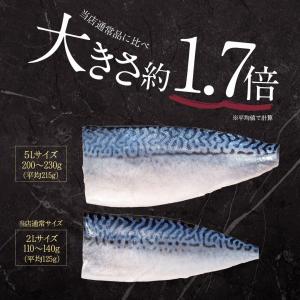 ＼特大5Lサイズ/ でっかいしめさば 200g...の詳細画像4