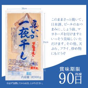 超特大 国産 真イカ一夜干し 約300g×1枚...の詳細画像4