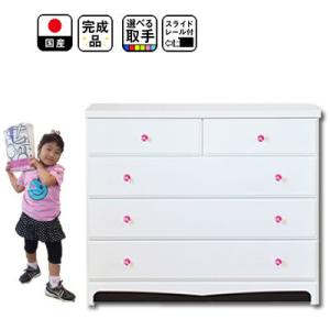 姫系 チェスト 幅100cm 4段 家具 送料無料 収納 完成品 リビングチェスト 猫脚 タンス おしゃれ 引き出し 子供たんす ホワイト ローチェスト(ラバーズ)｜deaini-kansya