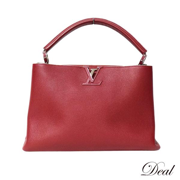 LOUIS VUITTON ルイ・ヴィトン カプシーヌMM コクリコ M94631 トリヨンレザー ...