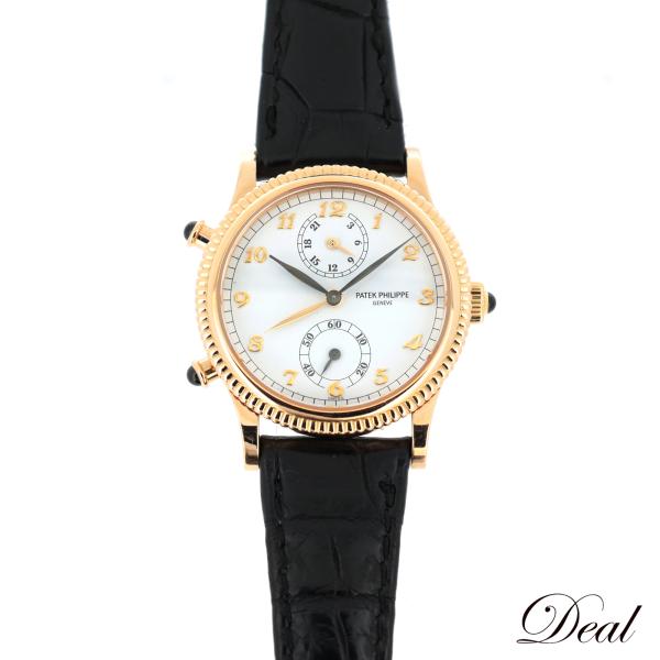 美品 K18PG PATEK PHILIPPE パテックフィリップ トラベルタイム 4864R-00...
