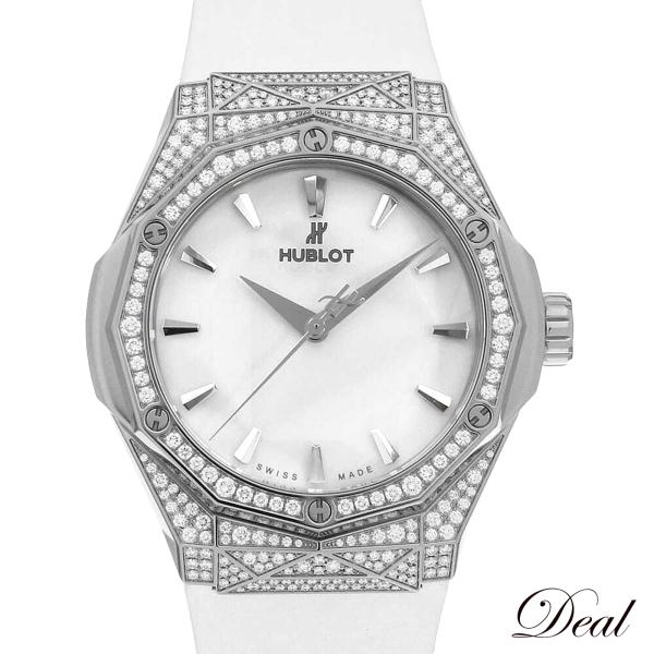 未使用 保管品 ベゼル ラグ ダイヤ HUBLOT ウブロ クラシックフュージョン オーリンスキー ...