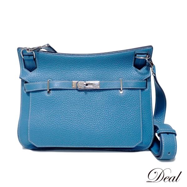 HERMES エルメス ジプシエール28 ブルージーン トリヨンクレマンス シルバー金具 R刻印 2...