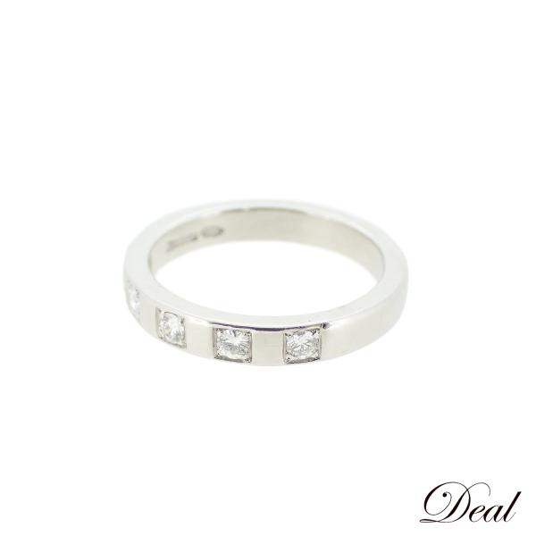 BVLGARI ブルガリ マリーミー Pt950 5Pダイヤ 日本サイズ9号 レディース リング 指...