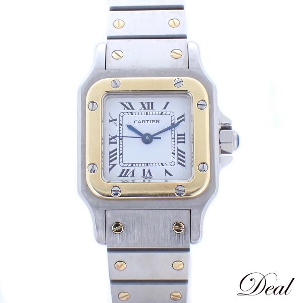 Cartier カルティエ サントスガルベSM SS/YG レディース 腕時計