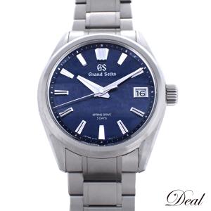 美品 SEIKO セイコー グランドセイコー エボリューション9 コレクション スプリングドライブ 5Days SLGA019 9RA2-0AF0 諏訪湖の水面 メンズ 腕時計