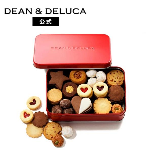 ディーンアンドデルーカ ホリデークッキー缶 DEAN&amp;DELUCA  ギフト 手土産 焼き菓子 菓子...