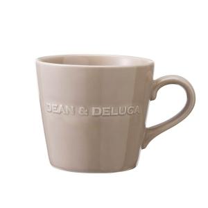 おしゃれ シンプル ロゴ プレゼント ギフト マグカップ コーヒー ホットドリンク DEAN &amp; DELUCA モーニングマグ アーモンドベージュ