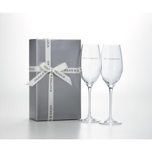 グラス ペアで揃える 結婚祝い 引越し祝い プレゼント ギフト ワイングラス ディーンアンドデルーカ ペアシャンパングラスギフト