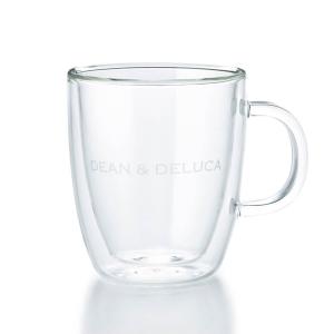 おしゃれ シンプル ロゴ入り 人気 マグカップ DEAN & DELUCA ディーンアンドデルーカ ダブルウォールグラス 300ml｜ディーン&デルーカ 公式