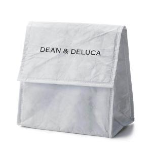 ランチ シンプル お弁当箱 ロゴ入り DEAN & DELUCA ディーンアンドデルーカ ランチバッグホワイト