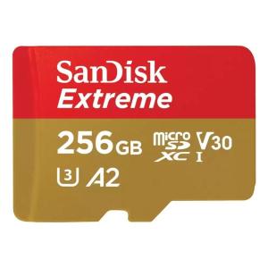 送料無料 SanDisk サンディスク microSDXC 256GB Extreme UHS-I U3 V30 A2 R:190MB/s W:130MB/s SDSQXAV-256G-GN6MN [海外リテール品]