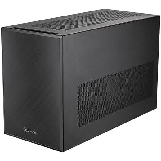 送料無料 SilverStone PCケース SST-SG17B Micro-ATX Mini-IT...