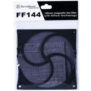 SilverStone マグネット設計の140mmファン用フィルター FF144 日本正規代理店品
