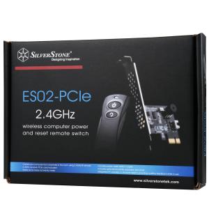 送料無料SilverStone 2.4GHzワイヤレス POWER/Resetリモートスイッチ PCI-Express x1接続 LP対応 SST-ES02-PCIE 日本正規代理店品(沖縄離島送料別途)