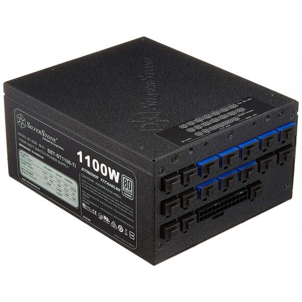 送料無料SilverStone 1100W 80PLUS TITANIUM フルモジュラー ATX電...