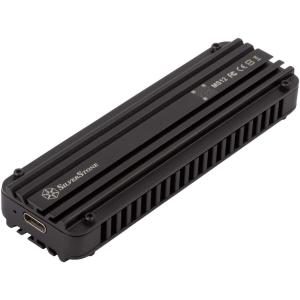 SilverStone M.2 NVMe SSD用 USBメモリ変換 20Gb/s対応 アルミニウム合金製高速エンクロージャー SST-MS12