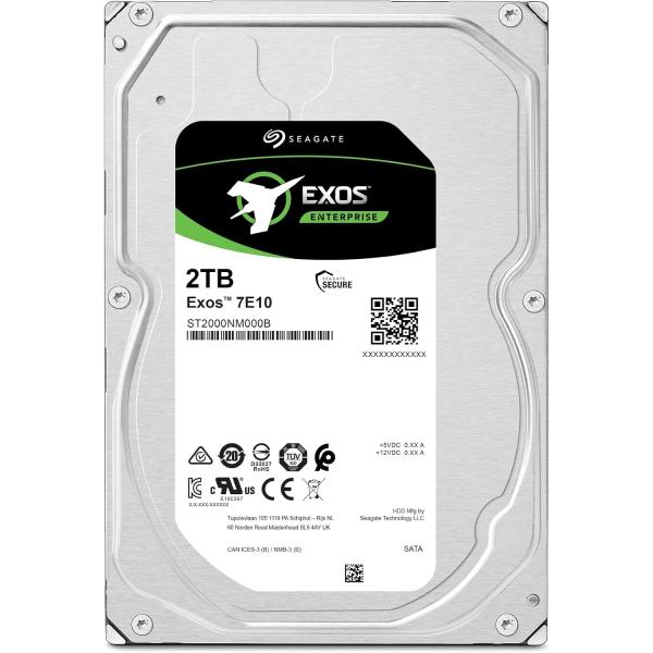 Seagate ST2000NM000B エンタープライズ Exos 7E10 SATA 512N ...