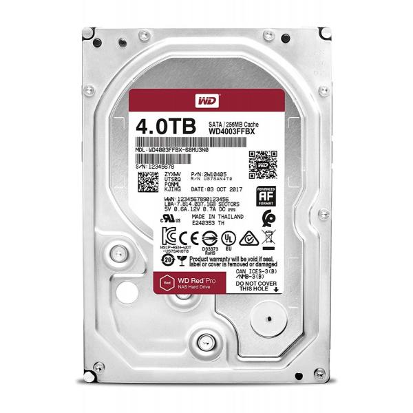 送料無料WD HDD 内蔵ハードディスク 3.5インチ 4TB WD Red Pro WD4003F...