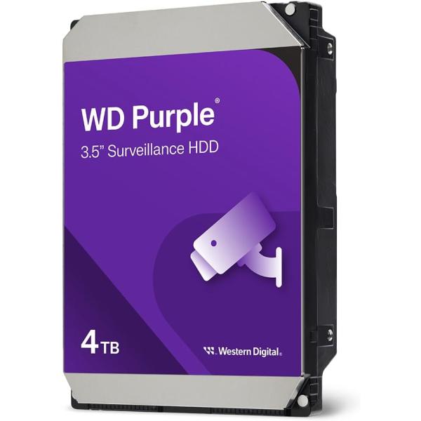 送料無料 Western Digital WD44PURZ 4TB S-ATA Purple 監視シ...