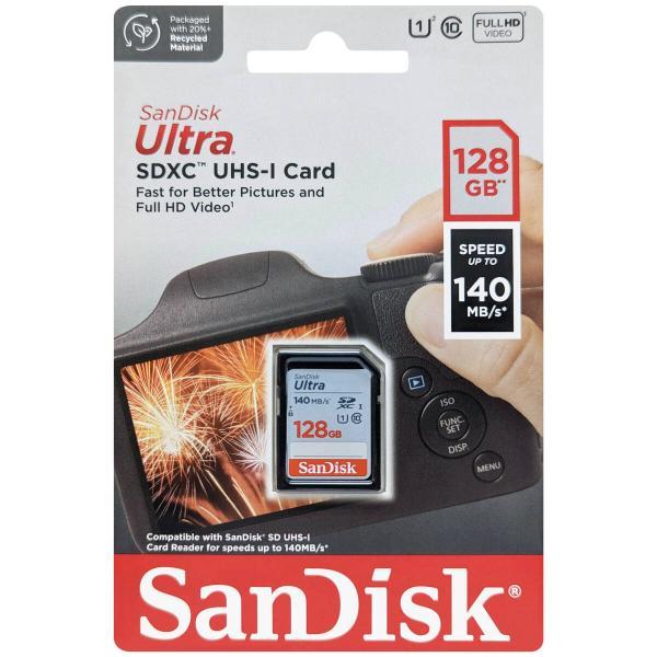 送料無料　SANDISK サンディスク SDXCカード 128GB SDSDUNB-128G-GN6...