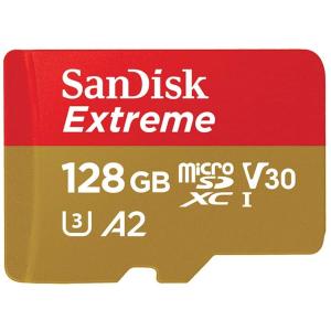 送料無料 SanDisk サンディスク SDSQXA1-128G-GN6MN microSDXC UHS-1 U3 V30 4K Ultra HD対応　アダプター無し [海外リテール品]