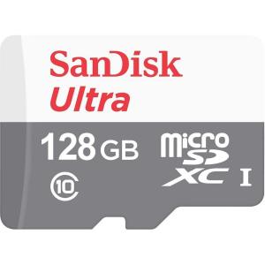 送料無料 SanDisk サンディスク Ultra 128GB 100MB/s UHS-I Class 10 microSDXC Card SDSQUNR-128G-GN6MN  [海外リテール品] 一年保証