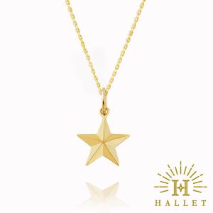k18 ゴールド ネックレス ペンダントトップ 星 スターチャーム 18金