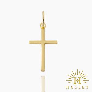 18金 クロス 十字架 ゴールド ペンダントトップ メンズ レディース