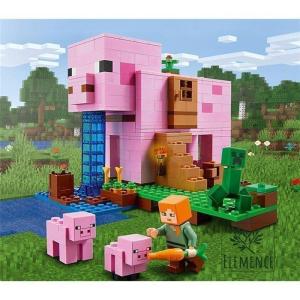 マインクラフト レゴ マインクラフト 豚の部屋　おもちゃ ブロック レゴ 互換