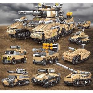 レゴ レゴブロック LEGO レゴ戦車 軍用車両 ミサイル車など８in1 25種組立 互換品クリスマス プレゼント｜dear-woman