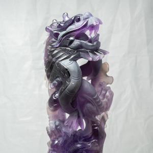 アメジスト 紫水晶 龍 彫物 風水 開運祈願 ...の詳細画像5