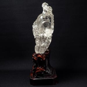 水晶 龍 彫物 虹入り パワーストーン 風水 ...の詳細画像1