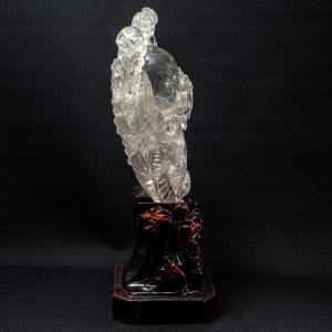 水晶 龍 彫物 虹入り パワーストーン 風水 ...の詳細画像3