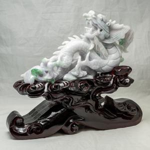 ルチルクォーツ 龍 置物 風水 開運祈願 金運祈願 開運 金運 財産運