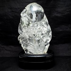 水晶 龍 彫物 風水 開運祈願 金運祈願 開運 金運 財産運 出世運 幸福 成功 高品質 パワーストーン 天然石