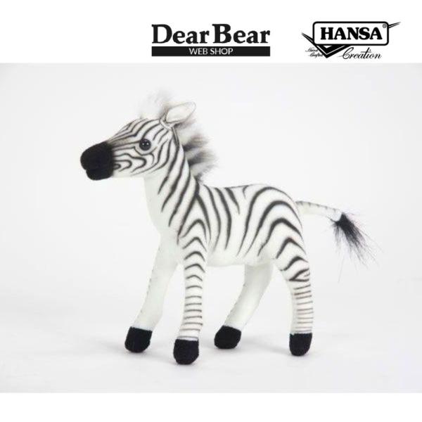 BH2651 シマウマ HANSA　しまうま 縞馬 ぬいぐるみ リアル