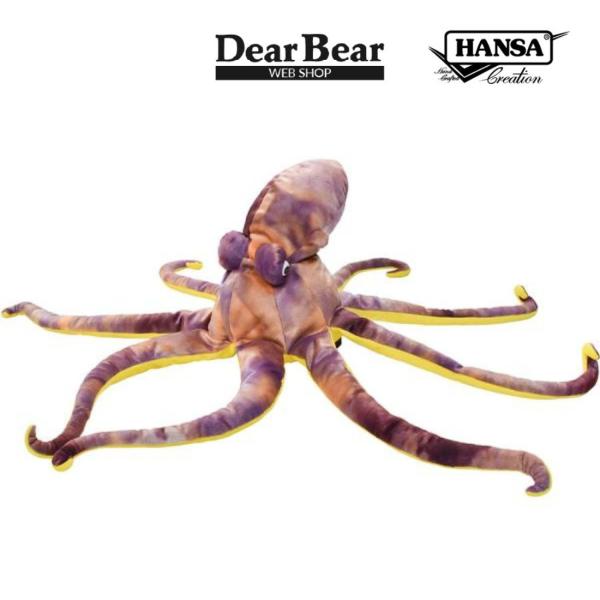 BH3022 タコ HANSA　たこ 蛸 ぬいぐるみ リアル