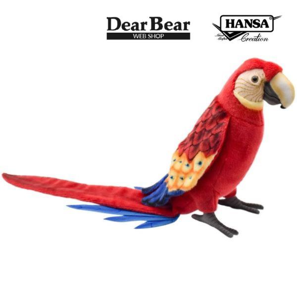 BH3067 コンゴウインコ HANSA　こんごういんこ とり トリ 鳥 ぬいぐるみ リアル