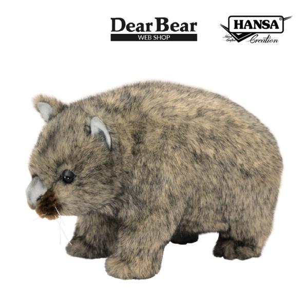 BH3249 ウォンバット HANSA　うぉんばっと ぬいぐるみ リアル 爆買 母の日