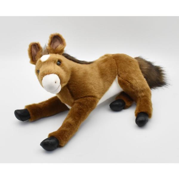 BH3896 ポニーフロッピー HANSA　ぽにー うま 馬 ぬいぐるみ リアル