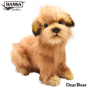 BH4126 ノーフォークテリア HANSA　のーふぉーくてりあ いぬ イヌ 犬 ぬいぐるみ リアル おもちゃ 置物