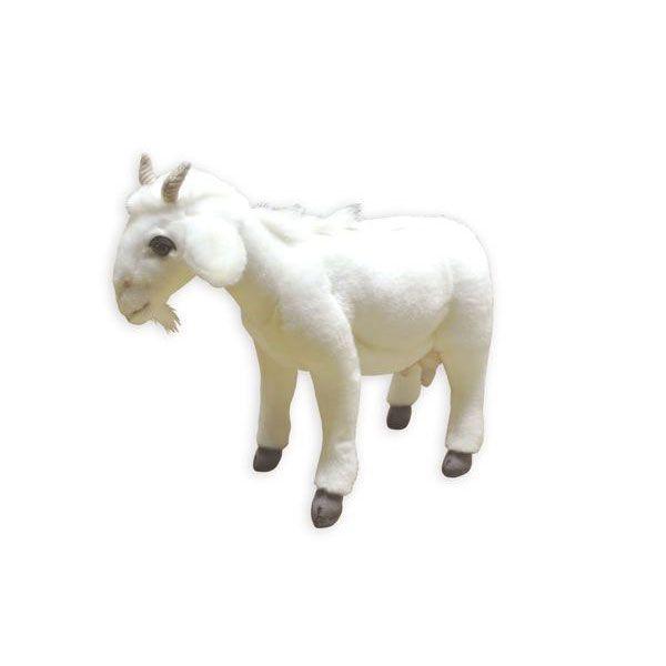 BH4151 シロヤギ HANSA　しろやぎ 白山羊 ぬいぐるみ リアル