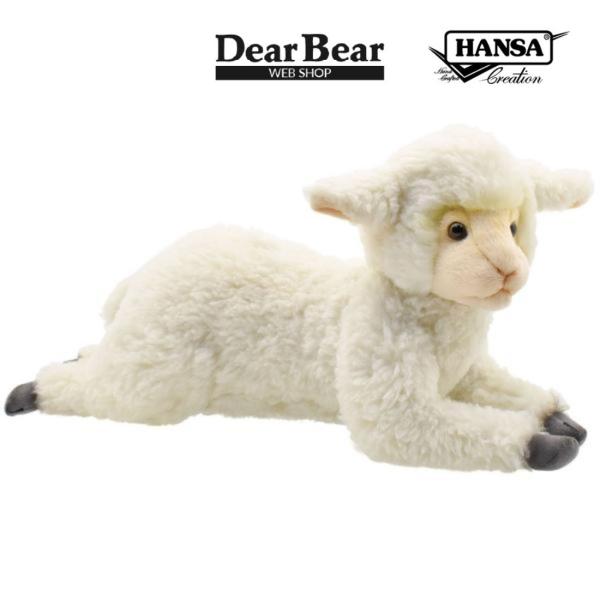 BH4287 ヒツジ 仔 HANSA　ひつじ 羊 こども 子供 ぬいぐるみ リアル
