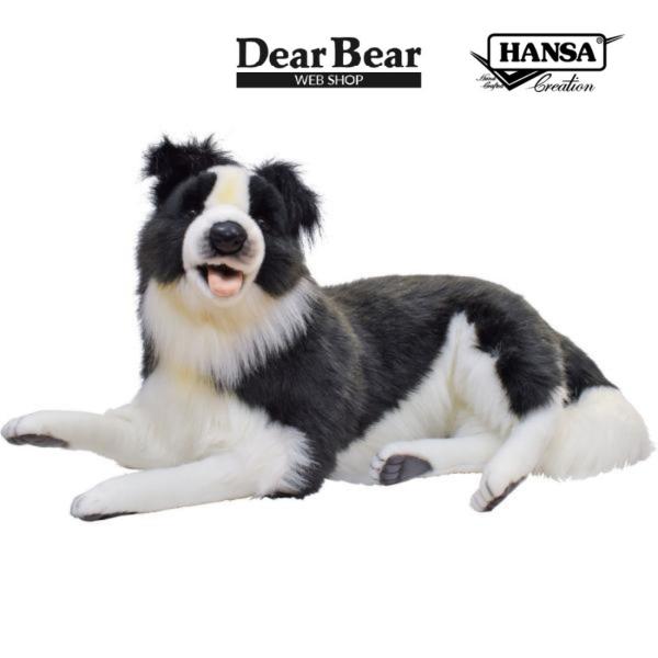 BH4564 ボーダーコリー HANSA　ぼーだーこりー いぬ イヌ 犬 ぬいぐるみ リアル 爆買 ...