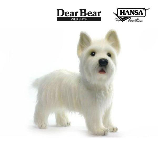 BH4567 ウェストハイランドテリア HANSA　うぇすとはいらんどてりあ いぬ イヌ 犬 ぬいぐ...