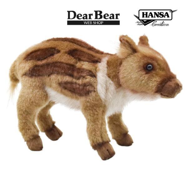 BH4853 イノシシ 仔 HANSA　いのしし 猪 こども 子供 ぬいぐるみ リアル