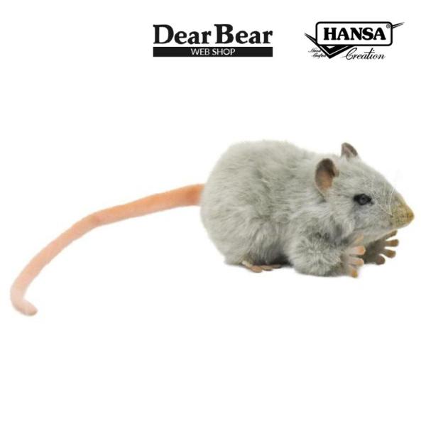BH5579 ハイイロネズミ HANSA　はいいろねずみ 灰色鼠 ぬいぐるみ リアル 爆買 母の日