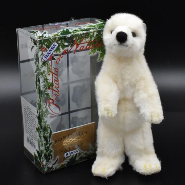 BH5799 ホッキョクグマ HANSA　ほっきょくぐま 北極熊 くま ぬいぐるみ リアル 爆買 母...
